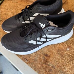 adidas Runfalcon 5 Black and White Men's Running Shoes